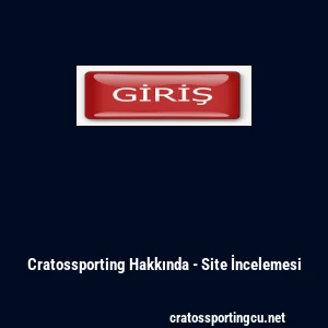 Cratossporting Hakkında - Site İncelemesi