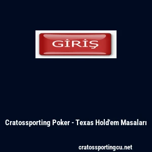 Cratossporting Poker - Texas Hold'em Masaları